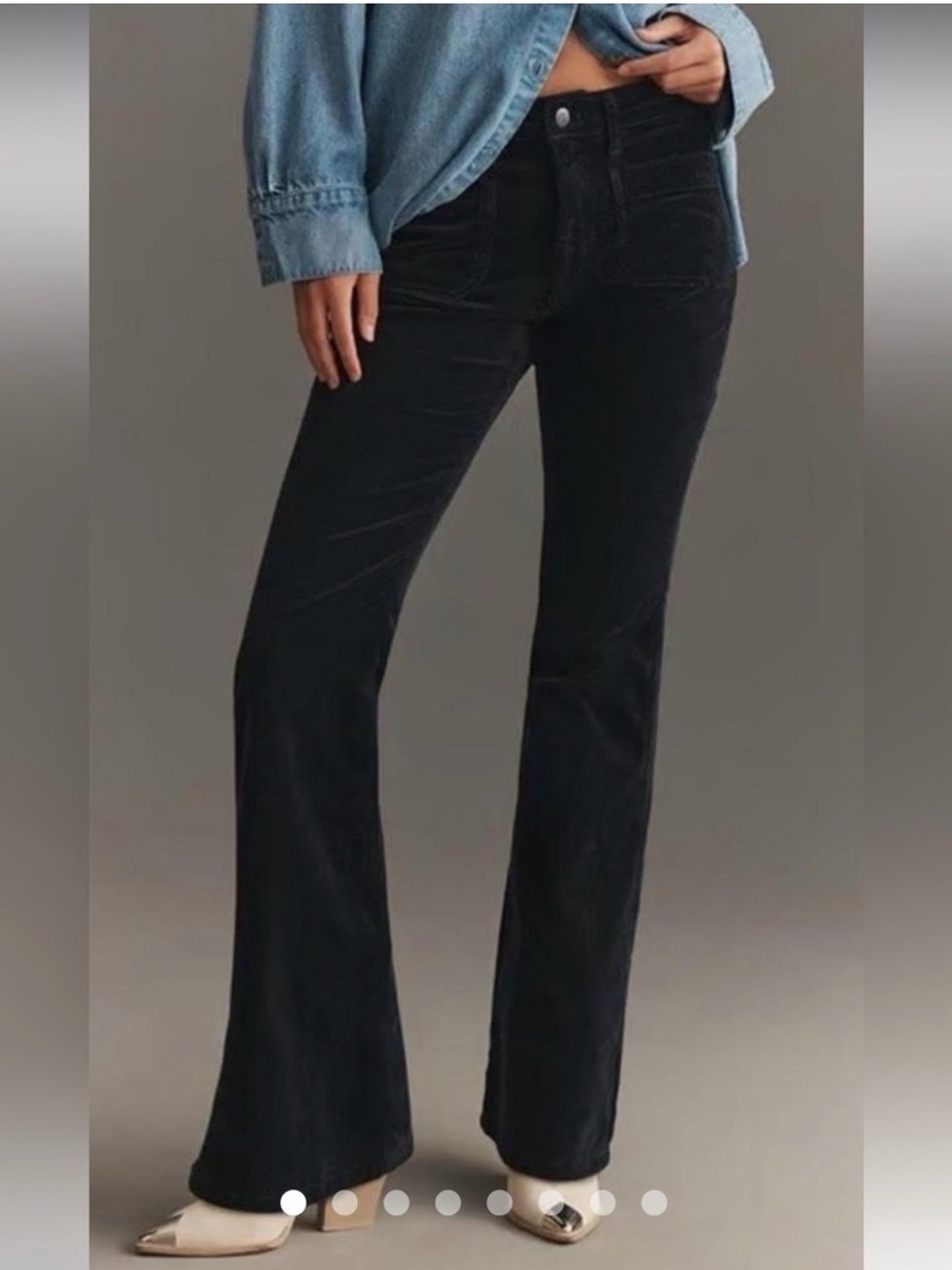 Black Flared Women’s Corduroy Jeans